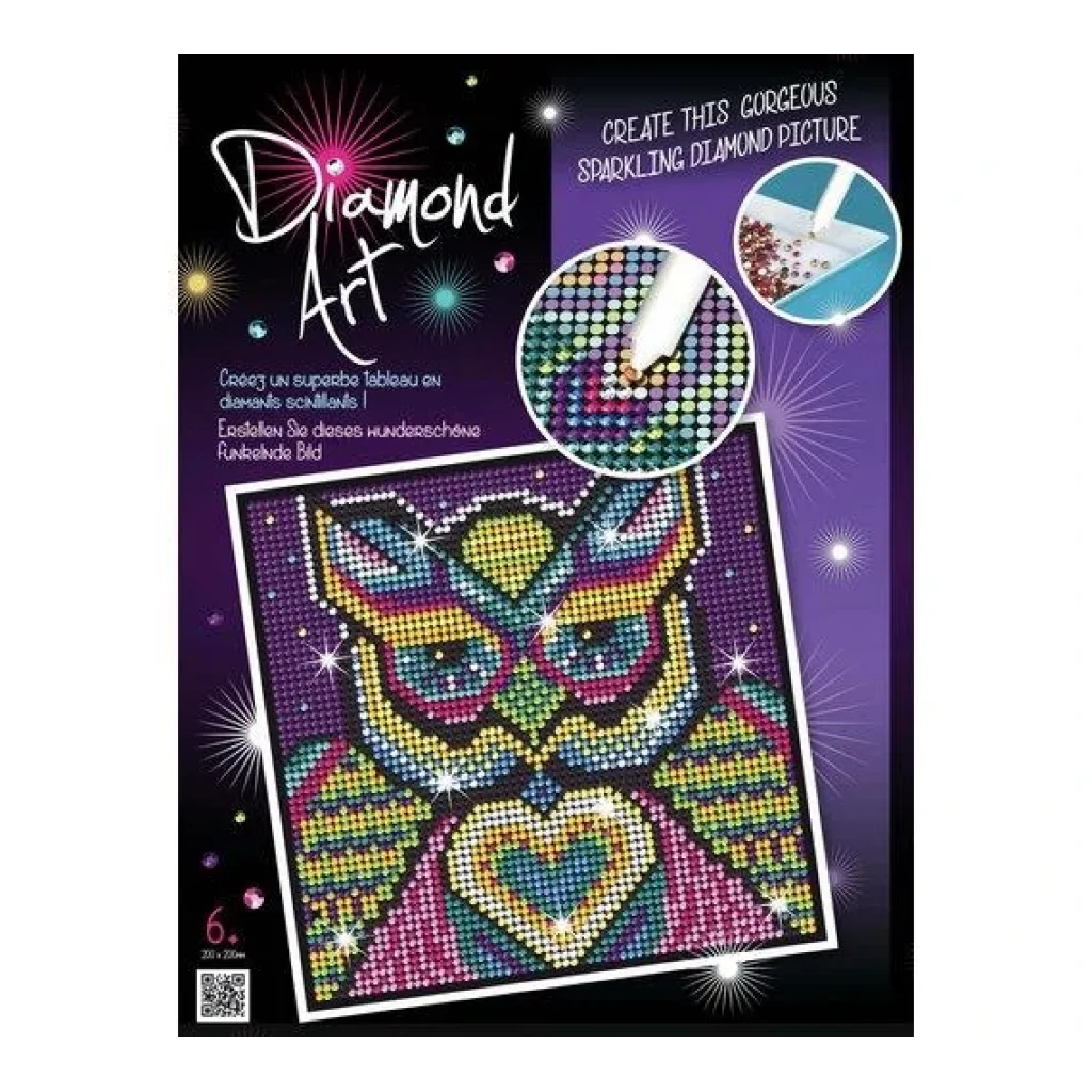Набор для творчества Sequin Art DIAMOND ART Сова, SA1609 UA