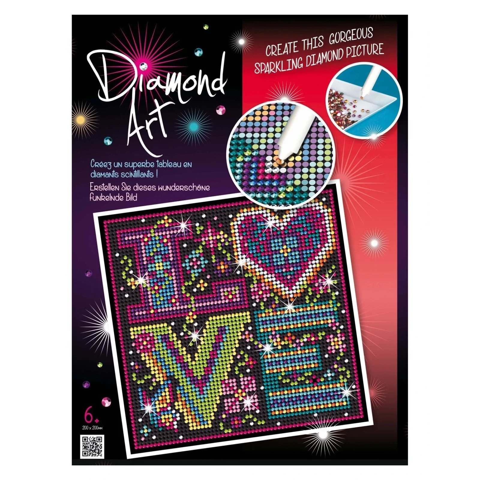Набір для творчості Sequin Art DIAMOND ART Кохання, SA1610 UA