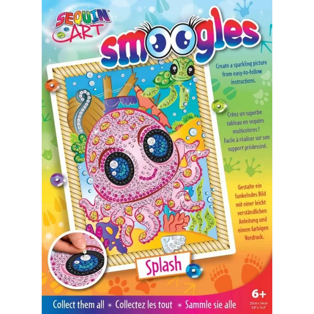 Набір для творчості Sequin Art SMOOGLES Восьминіг SA1813 UA