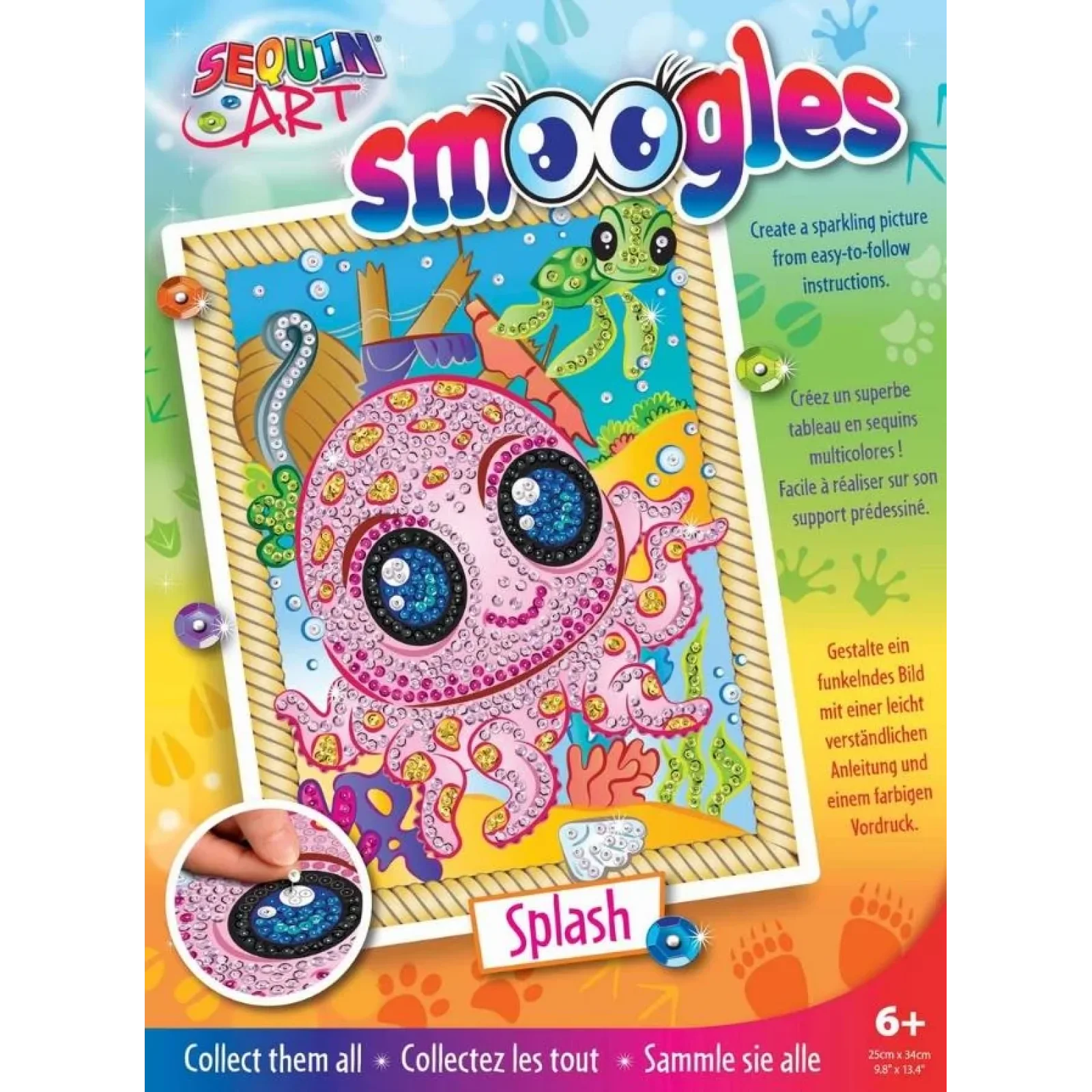 Набор для творчества Sequin Art SMOOGLES Осьминог SA1813 UA
