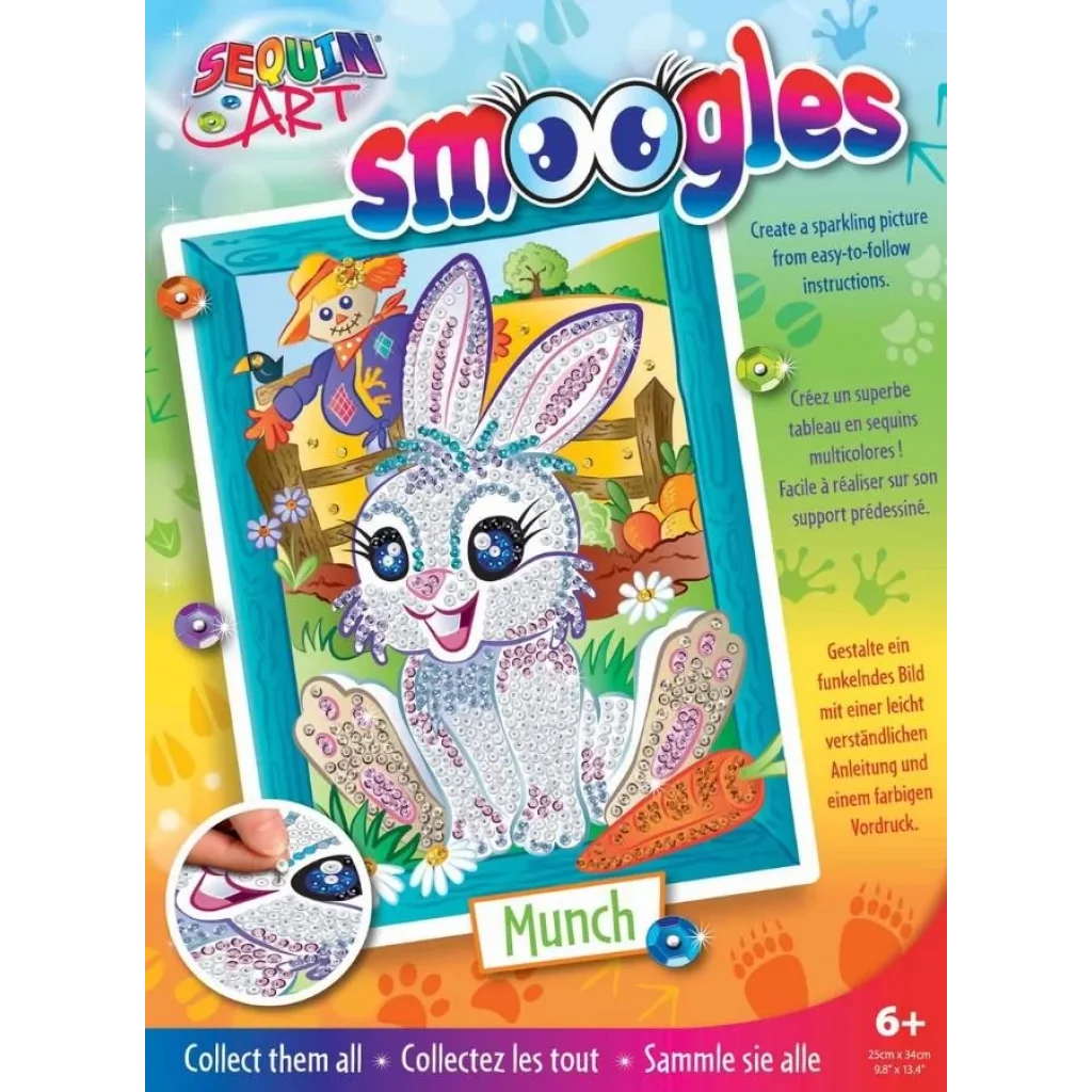Набір для творчості Sequin Art SMOOGLES Зайчик SA1814 UA