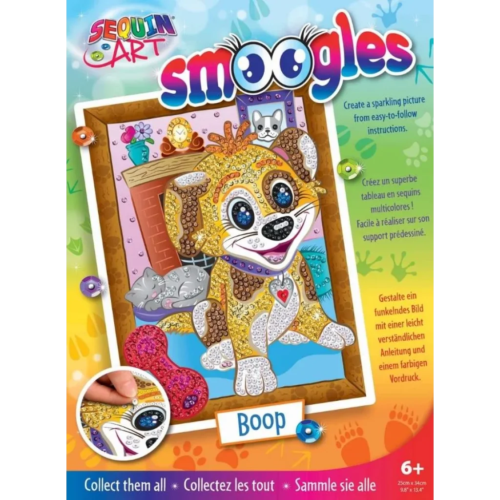 Набір для творчості Sequin Art SMOOGLES Щеня SA1816 UA