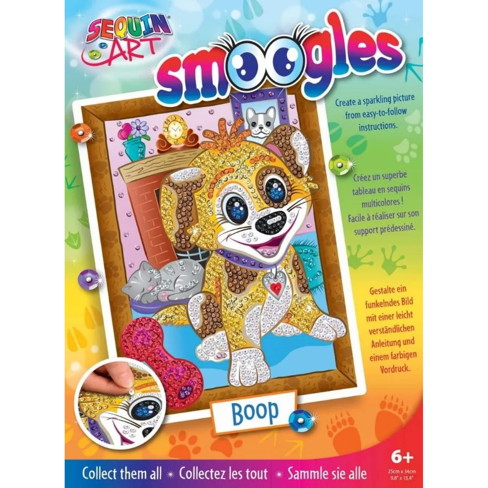 Набор для творчества Sequin Art SMOOGLES Щенок SA1816 UA