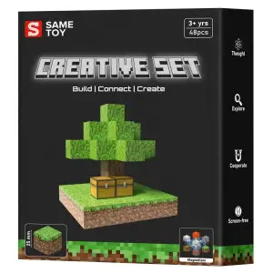 Магнітний конструктор Same Toy Creative Set Skyblock 48ел (MCRAFT-1812-SM) UA