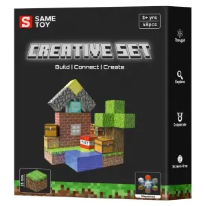 Магнітний конструктор Same Toy Creative Set Patio 48ел (MCRAFT-4129-SM) UA