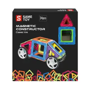 Магнітний конструктор Same toy Classic line 34ел (MCST-34) UA