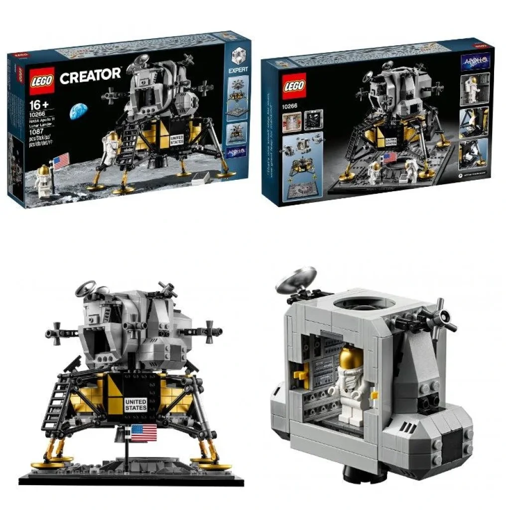 Конструктор LEGO Creator Місячний модуль корабля «Аполон 11» НАСА 10266 UA