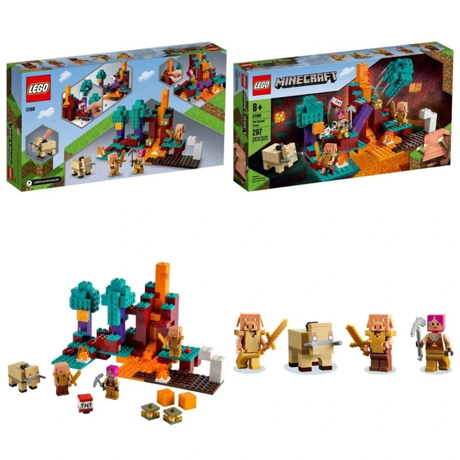 Конструктор LEGO Minecraft Искажённый лес 21168 UA