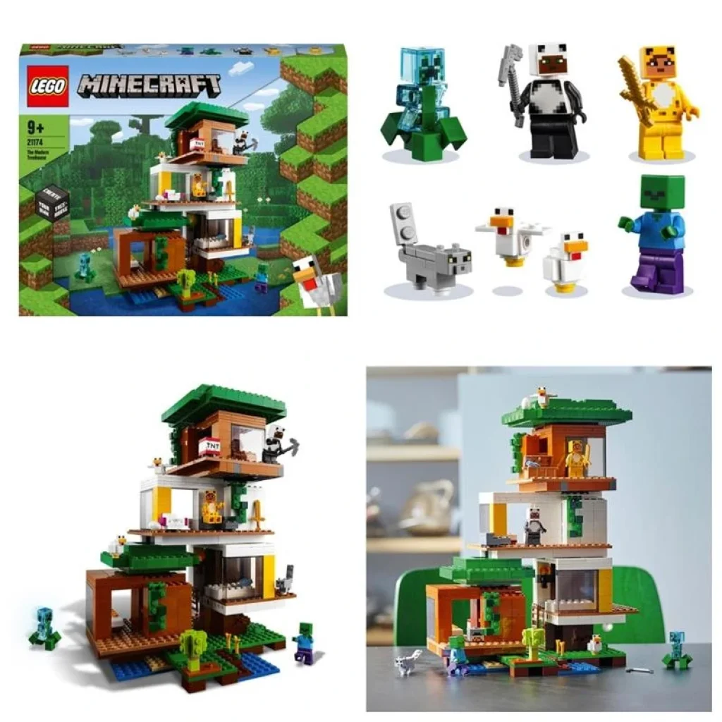 Конструктор LEGO Minecraft Сучасний будиночок на дереві 21174 UA
