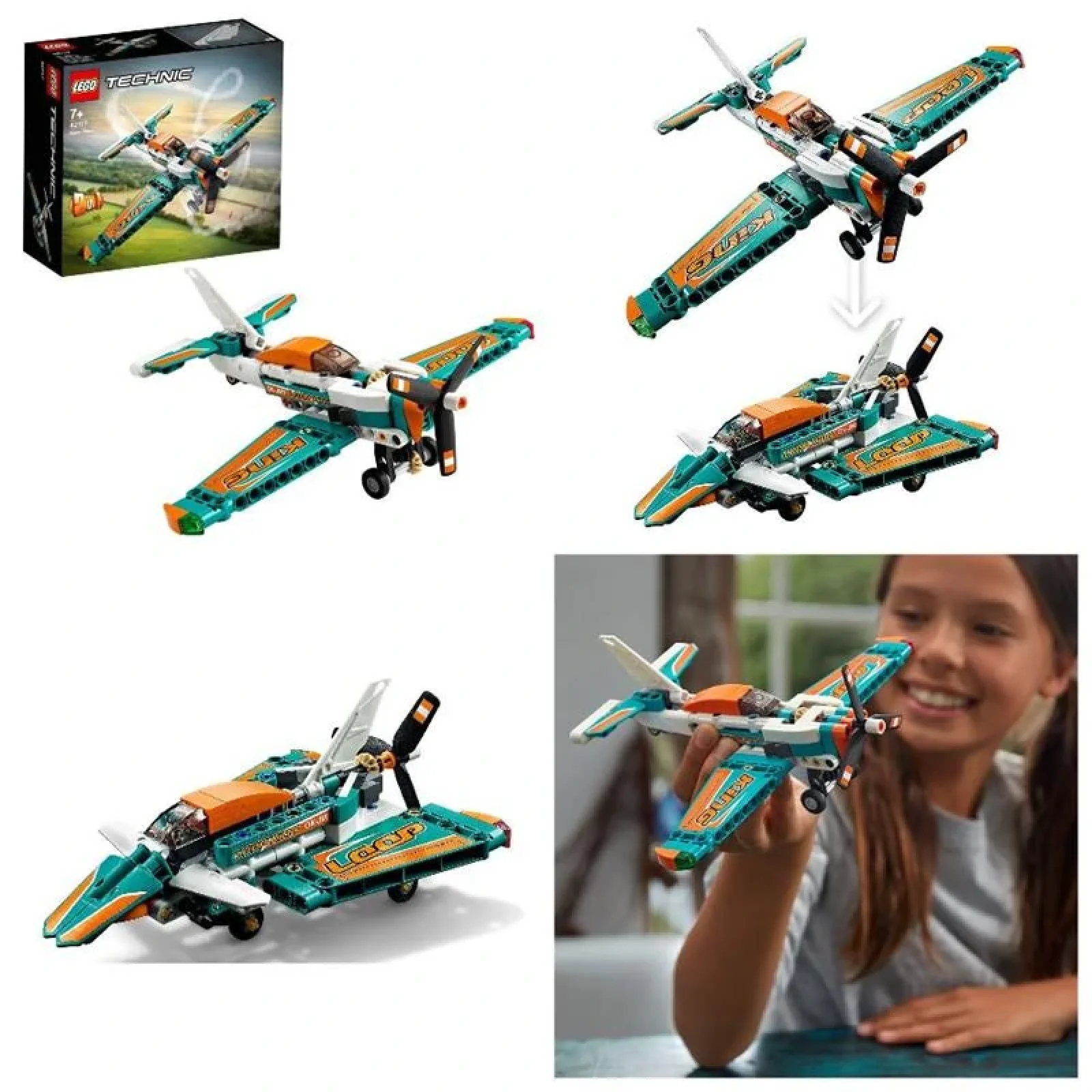 Конструктор LEGO Technic Гоночный самолёт, 42117 UA