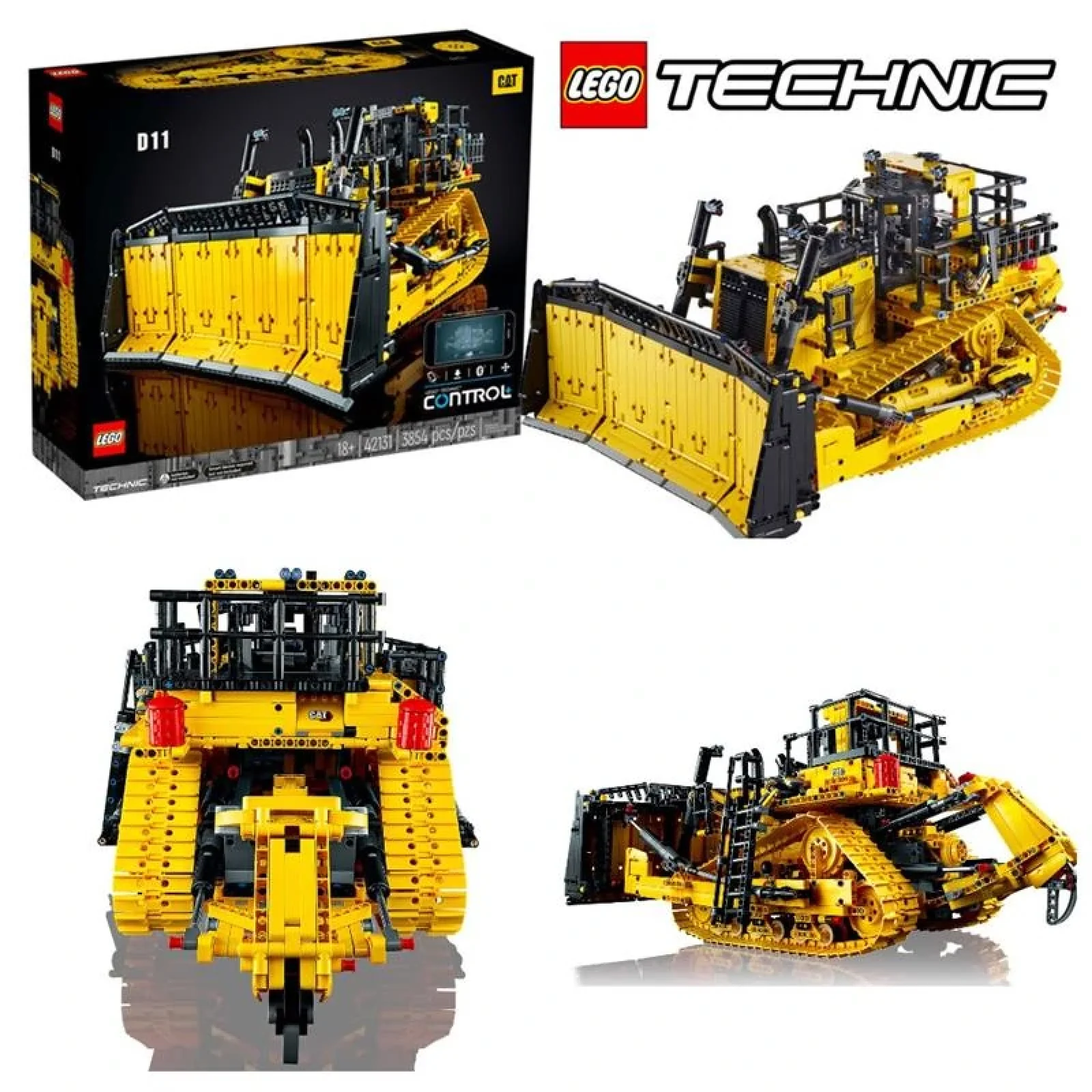 Конструктор LEGO Technic Бульдозер Cat D11 на пульте управления 42131 UA