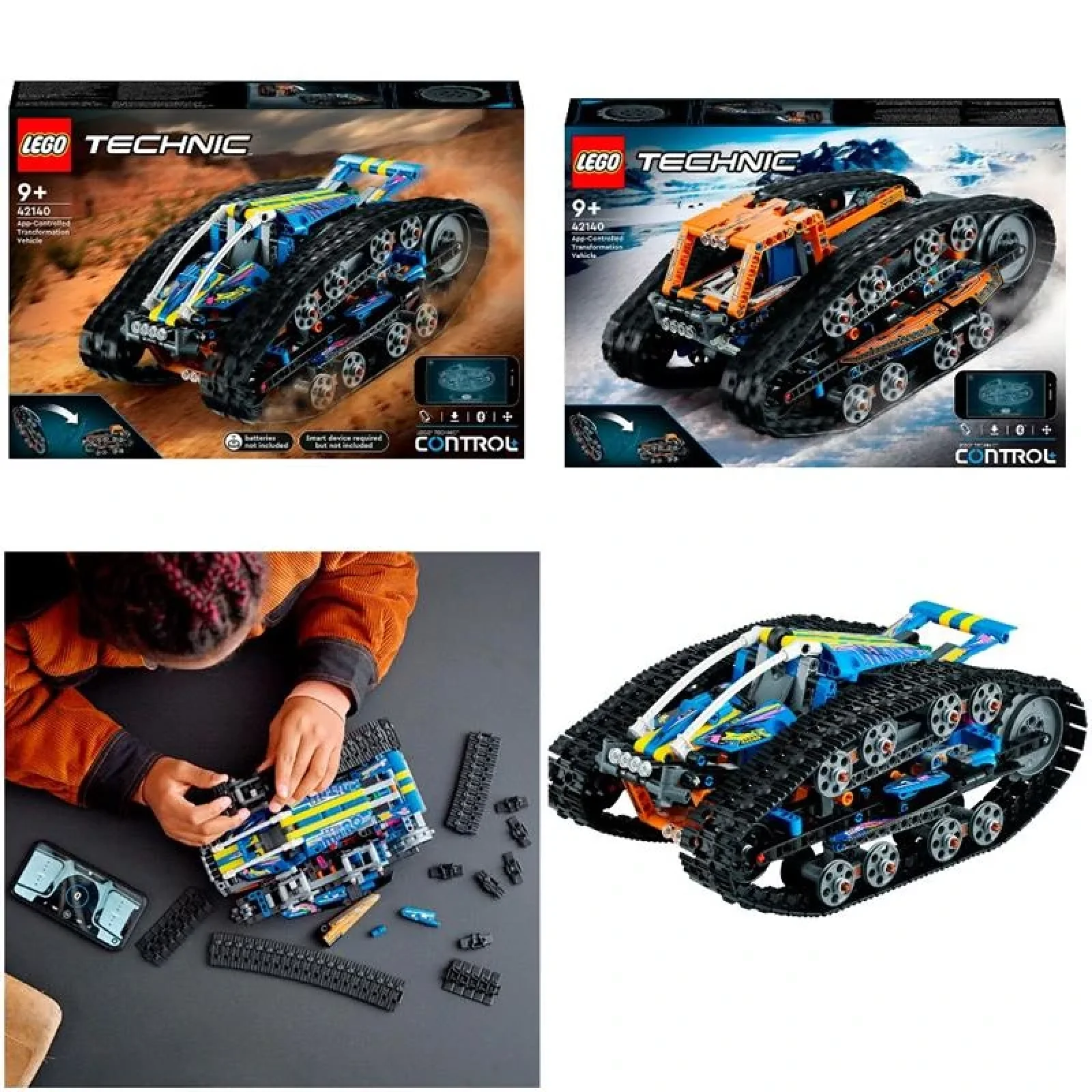 Конструктор LEGO Technic Машина-трансформер на дистанционном управлении, 42140 UA