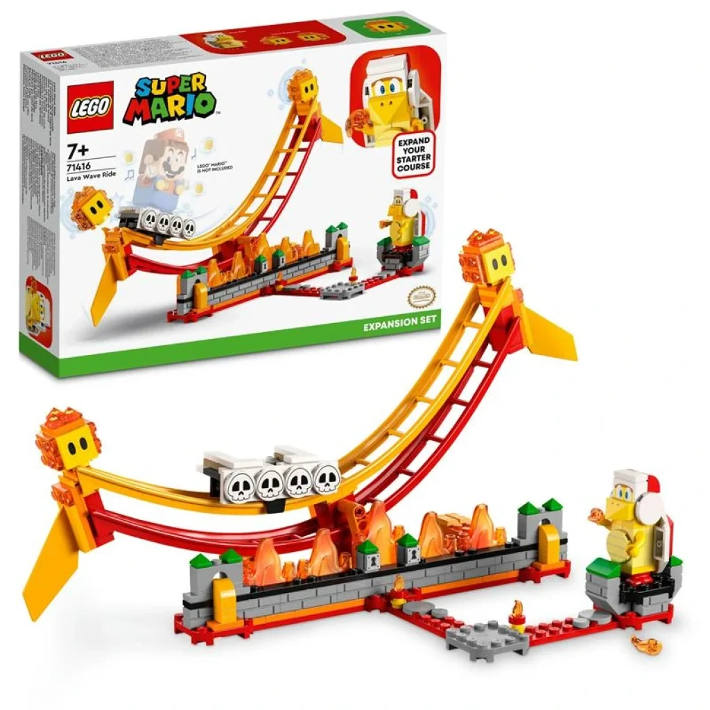 Конструктор LEGO Super Mario Поездка на скамейке-волне. Дополнительный набор, 71416 UA