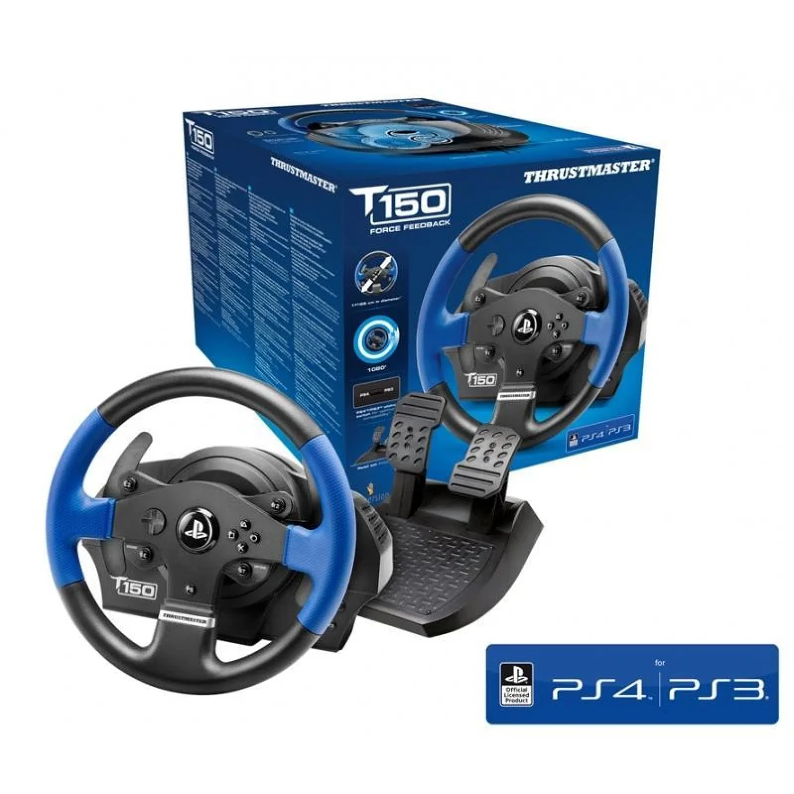 Руль и педали для PC/PS4 Thrustmaster T150 Force Feedback Official Sony licensed, 4160628 UA