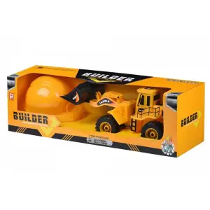 Набір машинок Same toy Builder Трактор + каска, R1808Ut UA