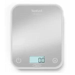 Ваги Tefal кухонні Optiss, 5кг, AAAx2 в комплекті, скло, срібло (BC50U4V0) UA