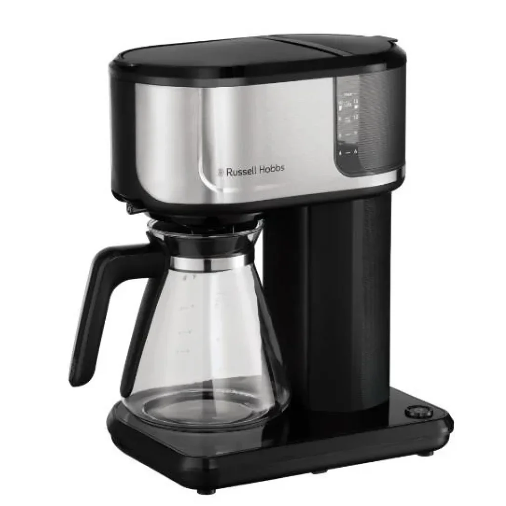 Кавоварка Russell Hobbs  Attentiv, 1.25л, мелена, чорно-срібний, 26840-56 UA