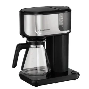 Кавоварка Russell Hobbs  Attentiv, 1.25л, мелена, чорно-срібний, 26840-56 UA