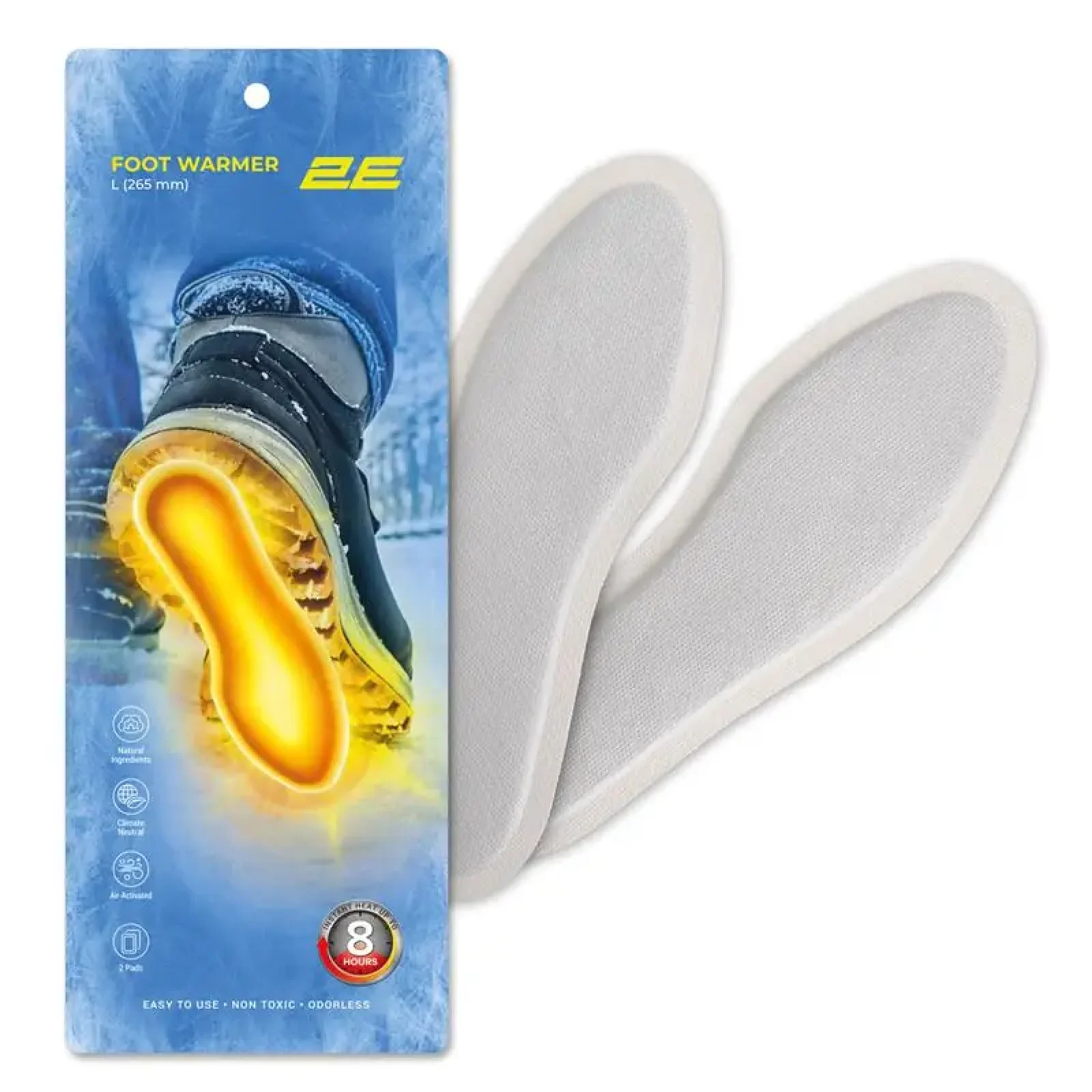 Хімічна грілка для ніг 2E розмір L (265 мм), до 8 годин (2E-NAFW8L) UA