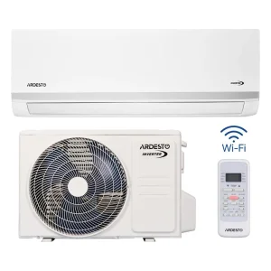 Кондиціонер Ardesto ACM-24INV-R32-WF-AG-S, 70 м2, інвертор, A++/A+, до -15°С, Wi-Fi, R32, білий UA