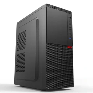 Корпус 2E ALFA (E130) MidT, 2xUSB2.0, 1xUSB3.0, 1х80мм, сталь перфорация (боковая панель), без БП, черный, 2E-E130 UA