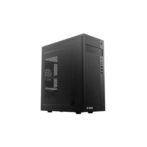 Корпус 2E ALFA (E185-400),БП 2E ATX400W, MidT, 2xUSB2.0, 1xUSB3.0, сталь перфорация (боковая панель), черный, 2E-E185-400 UA