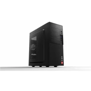 Корпус 2E ALFA (E190-3U) MidT, 2xUSB2.0, 1xUSB3.0, сталь (боковая панель), без БП, черный, 2E-E190-3U UA