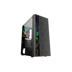 Корпус 2E GAMING SPERO G2052, без БЖ, 2xUSB 3.0, 1xUSB 2.0, 1x120mm ARGB fan, ARGB strip, TG Side Panel, ATX, Black, 2E-G2052 UA