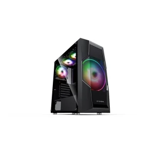 Корпус 2E GAMING TURBO G2057B, без БЖ, 1xUSB 3.0, 2xUSB 2.0, 1x200mm ARGB fan, 3х120mm ARGB fans, TG Side Panel, ATX, Black, 2E-G2057B UA