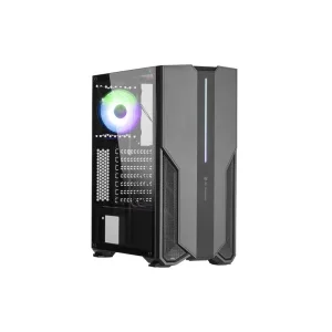 Корпус 2E GAMING FORTIS (G3405) MidT, 2xUSB2.0, 1xUSB3.0, 1x120мм ARGB, стрічка ARGB, скло (бокова панель), без БЖ, чорний, 2E-G3405 UA