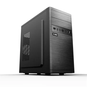 Корпус 2E BASIS (RD863-400) с БП 2EATX400, MiniT, MicroATX, Mini ITX, 2xUSB2.0, сталь перфорация (боковая панель), черный, 2E-RD863-400 UA