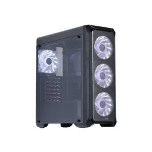 Корпус Zalman I3, без БЖ, 1xUSB3.0, 2xUSB2.0, 4x120mm White LED fans, Acrylic Side Panel, ATX, Black UA