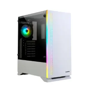 Корпус Zalman S5 WHITE, без БЖ, 1xUSB3.0, 2xUSB2.0, 1x120mm Black fan, 1x120mm RGB fan, TG Side Window, ATX, White, S5WHITE UA