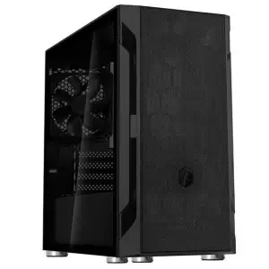 Корпус SilverStone FARA FAH1MB-G, без БЖ, 1xUSB3.0, 2xUSB2.0, 1x120mm Black fan, TG Side Panel, mATX, Black, SST-FAH1MB-G UA