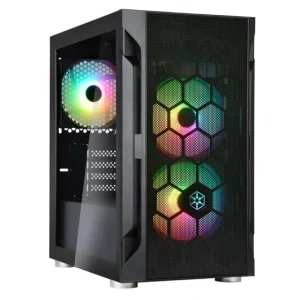 Корпус SilverStone FARA FAH1MB-PRO, без БЖ, 1xUSB3.0, 2xUSB2.0, 3x120mm ARGB fan, TG Side Panel, mATX, Black, SST-FAH1MB-PRO UA