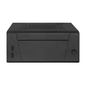 Корпус SilverStone MILO ML10B, без БЖ, 2хUSB3.0, 3x50mm Black fans, mITX, Black, SST-ML10B UA