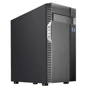 Корпус SilverStone PS14B-E, без БЖ, 2xUSB3.0, Steel Side Panel, ATX, Black, SST-PS14B-E UA