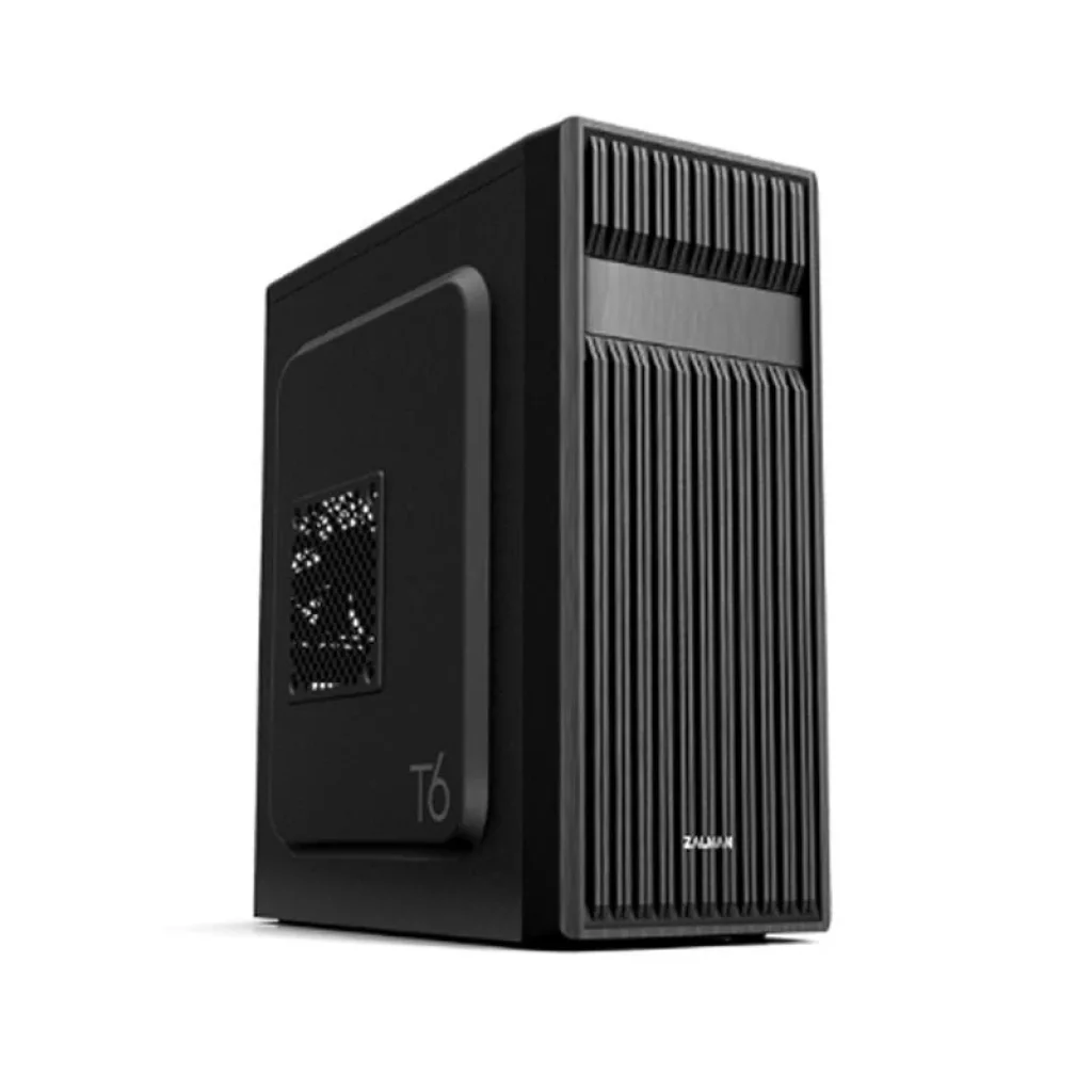 Корпус Zalman T6, без БЖ, 1xUSB3.0, 2xUSB2.0, 1x120mm Black fan, Perforated Side, ATX, Black UA