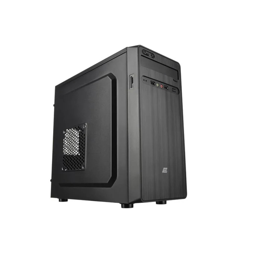 Корпус 2E VIGEO (TMQ0109) с БЖ 2EATX400, MiniT, mATX, mini-ITX, 2*USB2.0, сталь перфорація (бокова панель), чорний UA