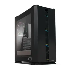 Корпус Zalman X3 BLACK, без БЖ, 2xUSB3.0, 2xUSB2.0, 4x120mm ARGB fans, TG Side Window, ATX, Black, X3BLACK UA