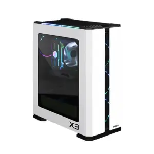 Корпус Zalman X3 WHITE, без БЖ, 2xUSB3.0, 2xUSB2.0, 4x120mm ARGB fans, TG Side Window, ATX, White, X3WHITE UA
