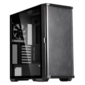 Корпус Zalman Z10 BLACK, без БЖ, 2xUSB3.0, 1xUSB Type-C, 3x140mm Black fans, 1x120mm Black fans, TG Side Panel, EATX, Black UA