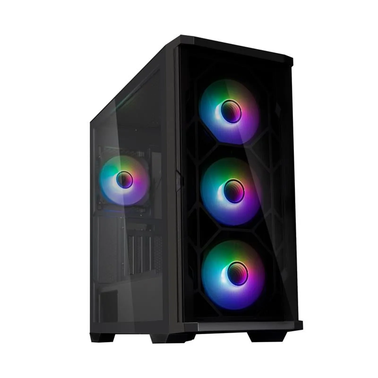 Корпус Zalman Z10 DUO BLACK, без БЖ, 2xUSB3.0, 1xUSB Type-C, 3x140mm ARGB fans, 1x120mm ARGB fans, TG Side Panel, EATX, Black, Z10DUO UA