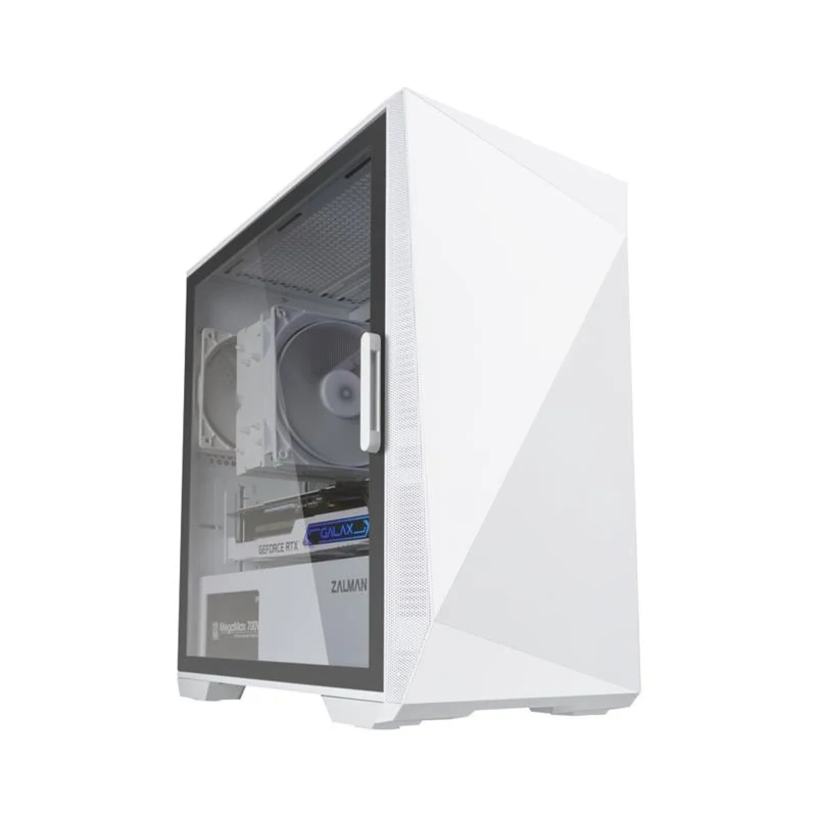 Корпус Zalman Z1 ICEBERG WHITE, без БП, 2xUSB3.0, 1xUSB2.0, 3x120mm Black fans, TG Side Panel, mATX, White, Z1ICEBERGWH UA