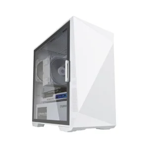 Корпус Zalman Z1 ICEBERG WHITE, без БЖ, 2xUSB3.0, 1xUSB2.0, 3x120mm Black fans, TG Side Panel, mATX, White, Z1ICEBERGWH UA