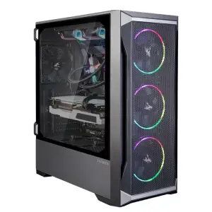 Корпус Zalman Z8 MS, без БЖ, 2xUSB3.0, 1xUSB2.0, 3x120mm RGB fans, 1x120mm Black fan, TG Side Panel, EATX, Black, Z8MS UA