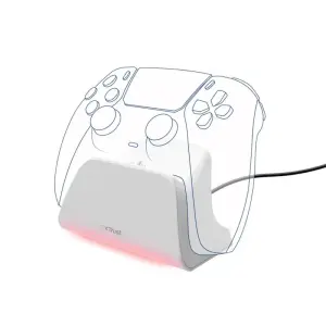 Зарядна станція для геймпаду Trust GXT 255W for PS5, білий (25560_TRUST) UA