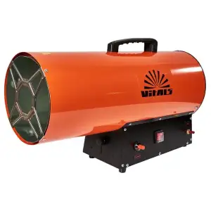 Теплова гармата газова Vitals GH-502, 51кВт, 350м2, 650м3/год, помаранчевий, 6.6кг (211337) UA