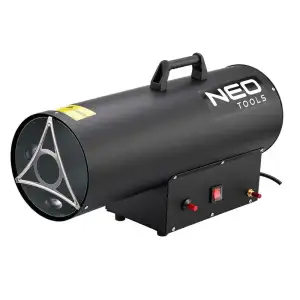 Теплова гармата газова Neo Tools, 50кВт, 300м2, 650м3/год, чорний, 7.5кг (90-085-01) UA