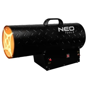 Теплова гармата газова Neo Tools, 50кВт, 500м кв, 1000м куб/год, чорний (90-085) UA